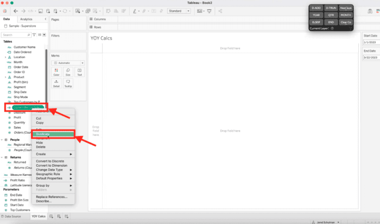 How to Build Year-over-Year Calculations in Tableau | XeoMatrix