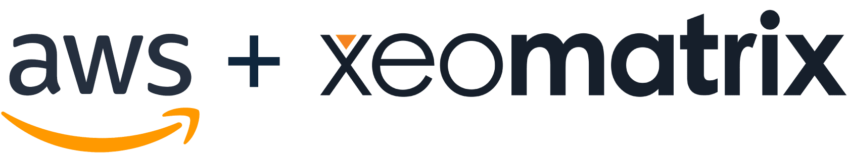 Company logos: AWS + XeoMatrix
