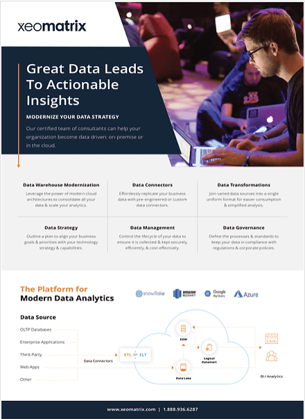 Download the XeoMatrix Data Services PDF Flyer